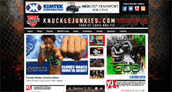 Desktop Screenshot of knucklejunkies.com